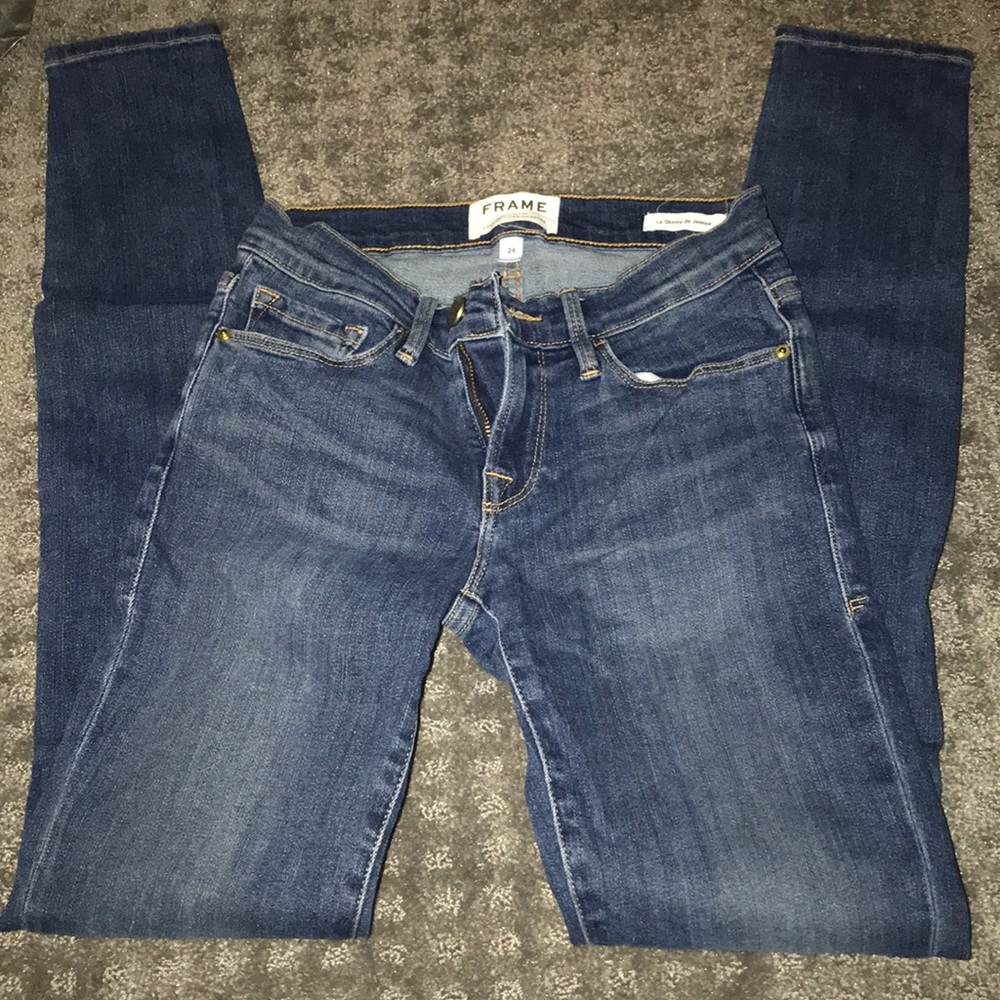 Frame Denim Le Skinny de Jeanne in Huntley - Picture 3 of 6